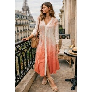 Ted Baker Pink Printed Regular Fit Cardigan